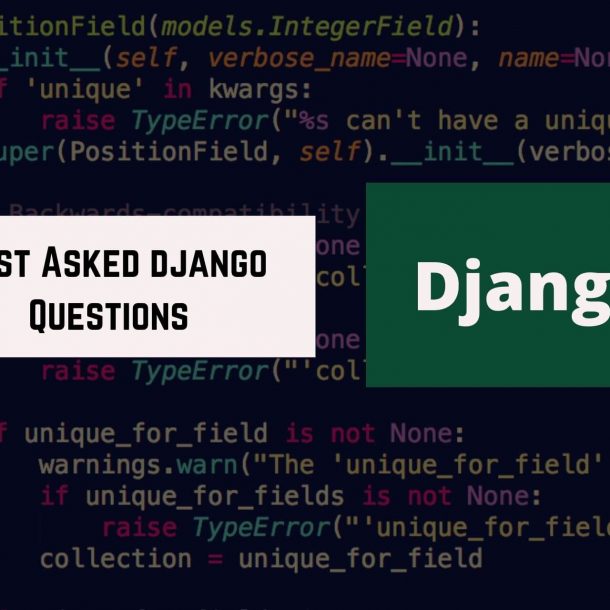 django questions