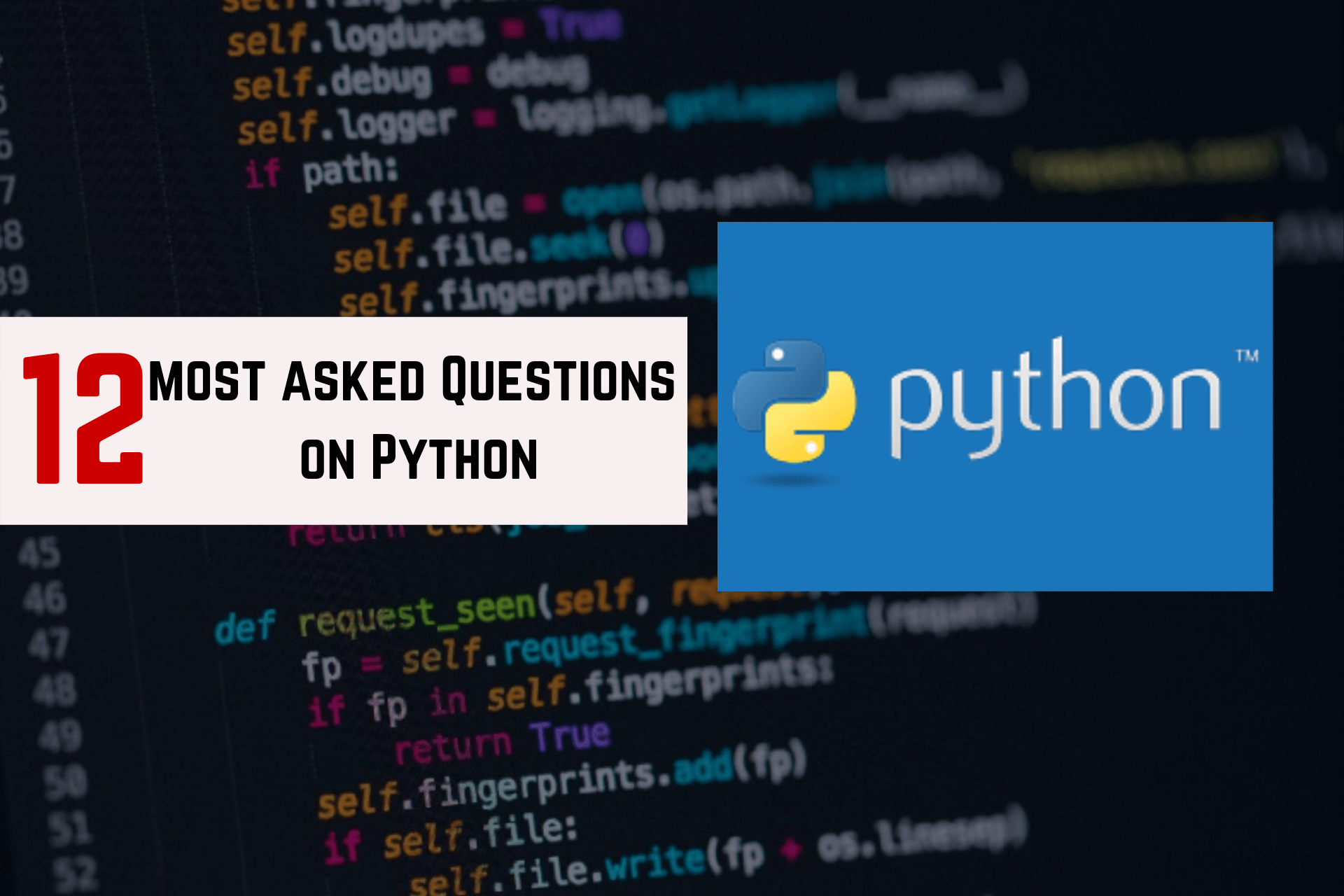 questions on python